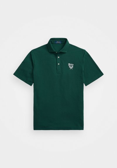Polo Ralph Lauren CLASSIC FIT TENNIS CREST MESH POLO SHIRT - Polokošeľa - moss agate