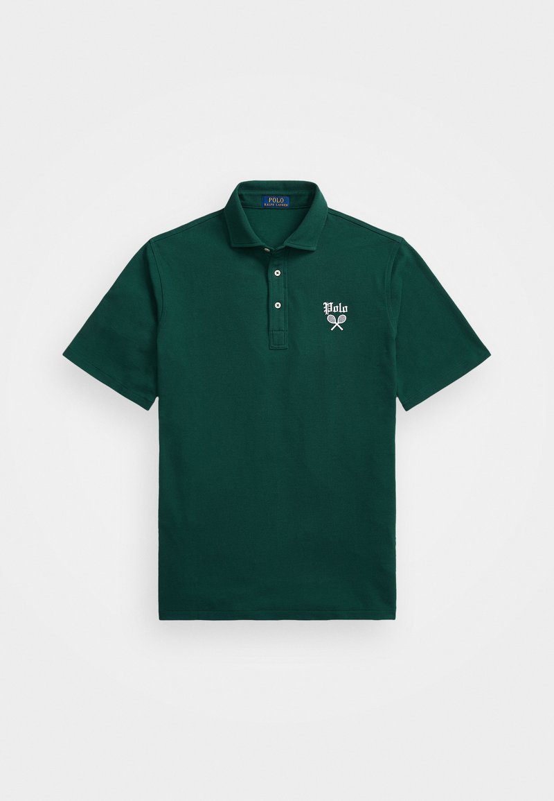 Polo Ralph Lauren CLASSIC FIT TENNIS CREST MESH POLO SHIRT - Polosärk - moss agate