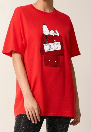 T-shirt print - red