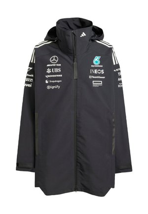 adidas Originals MERCEDES - AMG PETRONAS FORMULA ONE TEAM MYSHELTER - Waterproof jacket - black   white