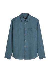KENT COLLAR, LONG SLEEVES, ONE RECTANGULAR CHEST POCKET, STYLE - Overhemd - storm