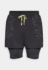 SUNRISER 2IN1 SHORT 4IN - Sporta šorti - black