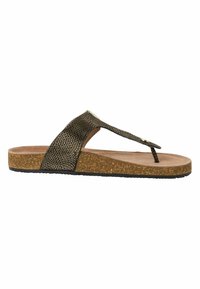 s.Oliver Sandaler m/ tåsplit - black comb.