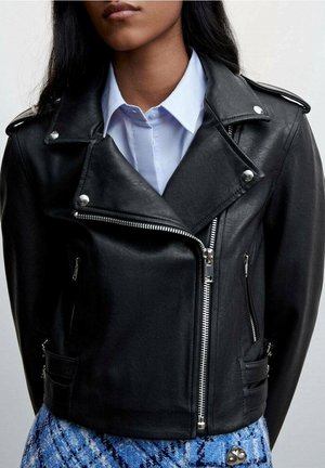 Kunstlederjacke - black