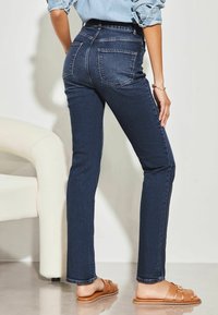 Lipsy HIGH WAIST  - Kavbojke slim fit - blue