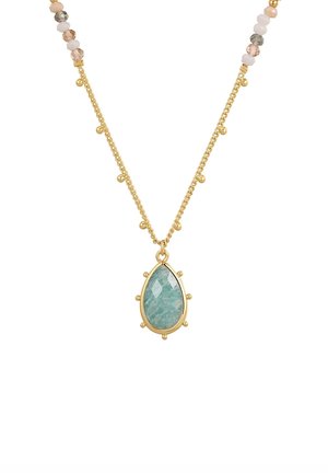 AMAZONIT MODESCH - Necklace - gelbgoldfarben