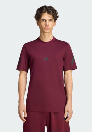 adidas Sportswear, ADIDAS Z.N.E. T-SHIRT - Тениска с щампа - maroon