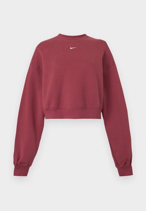 Nike Sportswear, STUDIO FLEECE MEDIUM WEIGHT OVERSIZED CROPPED CREW - Felpa - pink smoke/sail