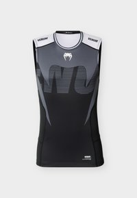 RASHGUARDS SLEEVELESS - Φανέλα - black/silver-coloured grey