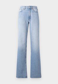 ONLJUICY WIDE LEG - Wide Leg - light blue denim