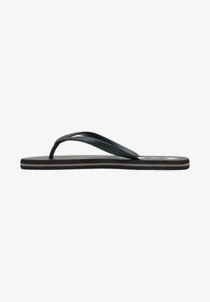 CHEVRON - T-bar sandals - black