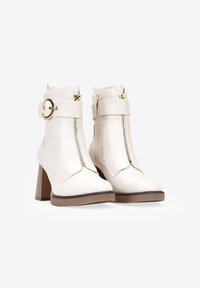 Bosanova CON TACÓN Y CREMALLERA - Botines camperos - beige
