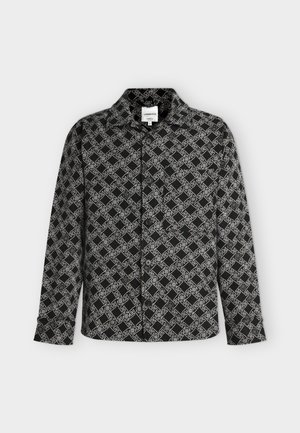 Lindbergh, JACQUARD OVERSHIRT - Καλοκαιρινό μπουφάν - black