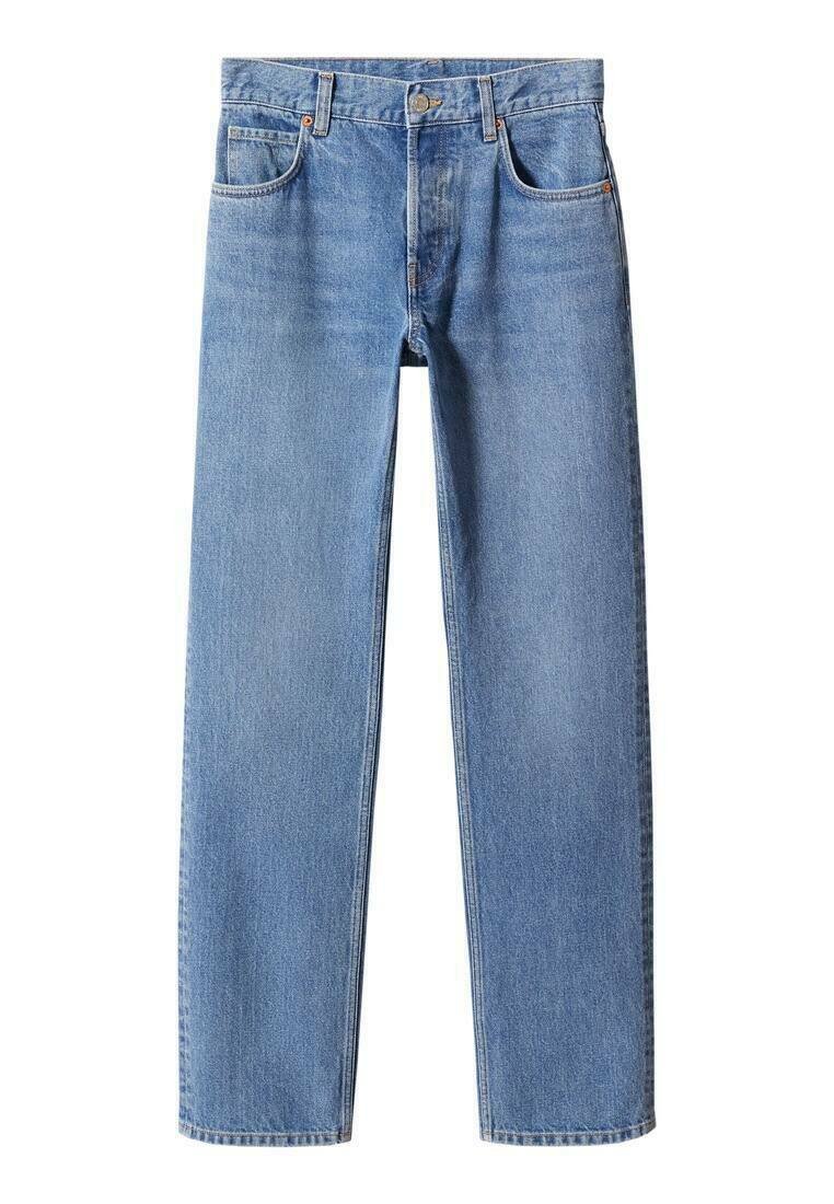 Mango Straight leg jeans blauw