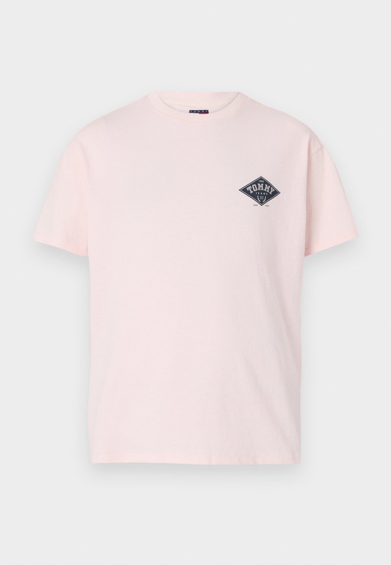 Tommy Jeans T-shirt print donkerroze