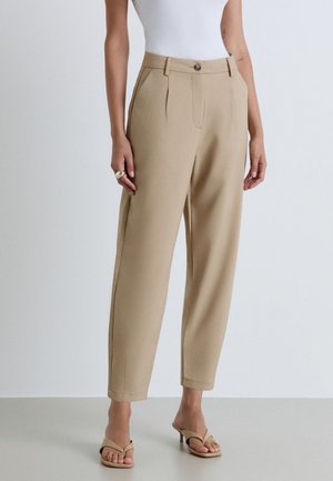 Calliope, PANTALONE LUNGO TINTA UNITA - Stoffhose - beige