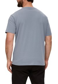 s.Oliver MET LOGO - Camiseta estampada - schiefergrau