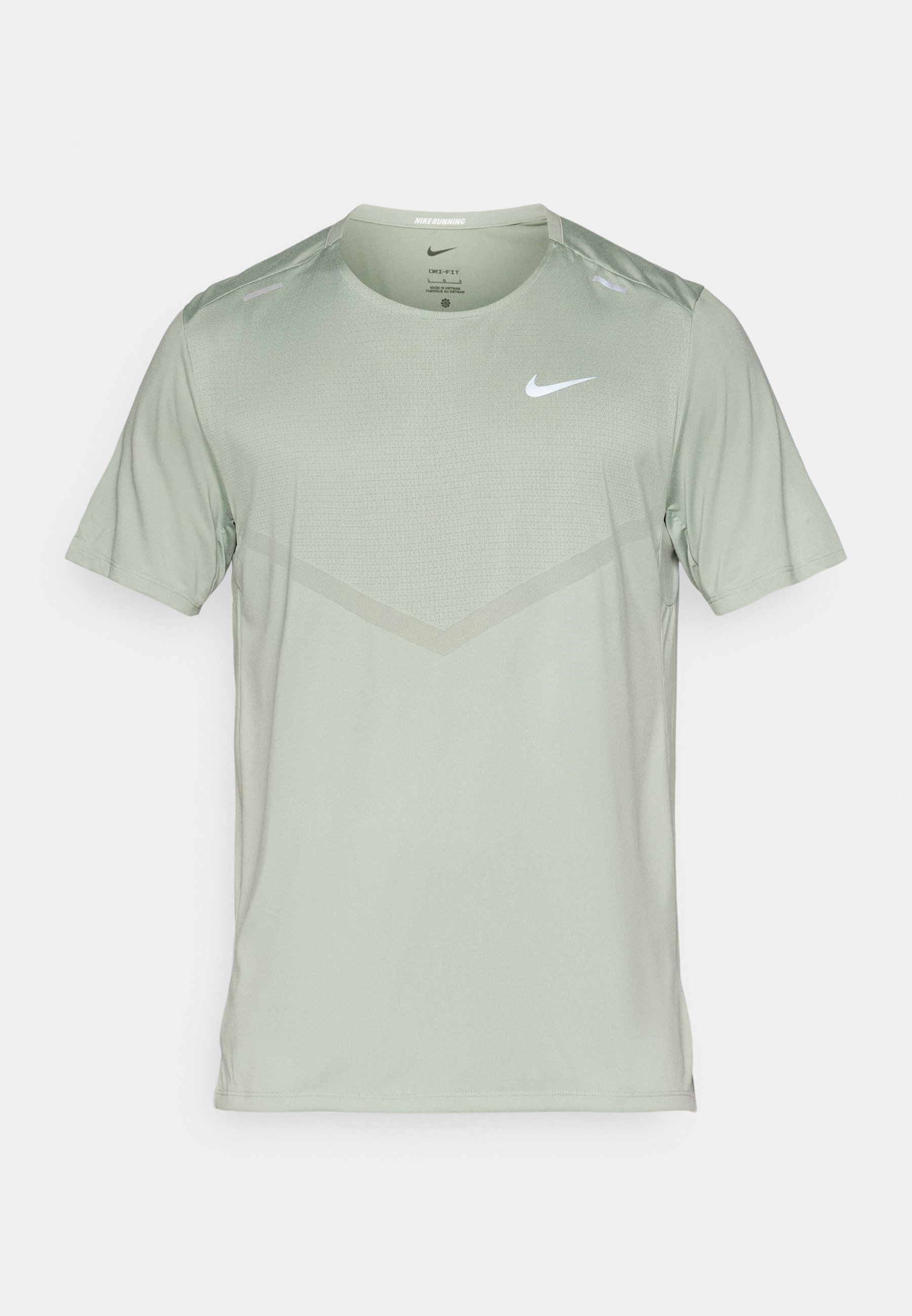 silver nike shirt
