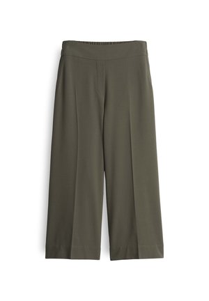 OPUS HIGH RISE CROPPED WIDE FIT - Pantaloni - olive leaf