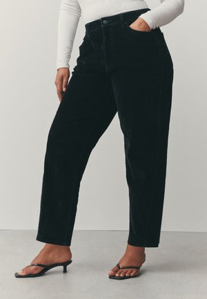 Next REGULAR FIT - HOURGLASS N PREMIUM FLOCKED COMFORT STRETCH - Vaqueros tapered - black