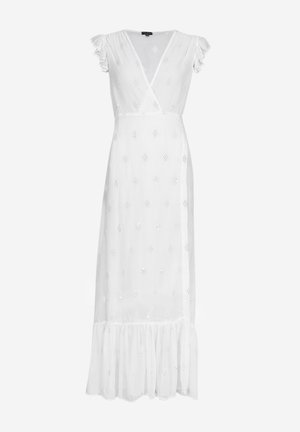 South Beach SUMMER SEQUIN DETAIL WRAP - Maxi dress - white