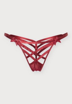 Agent Provocateur, BRIELLA THONG - Прашки - burgundy/sand