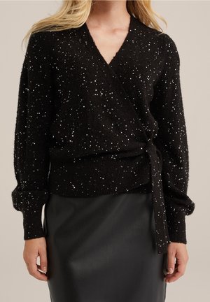 Chaqueta de punto - black