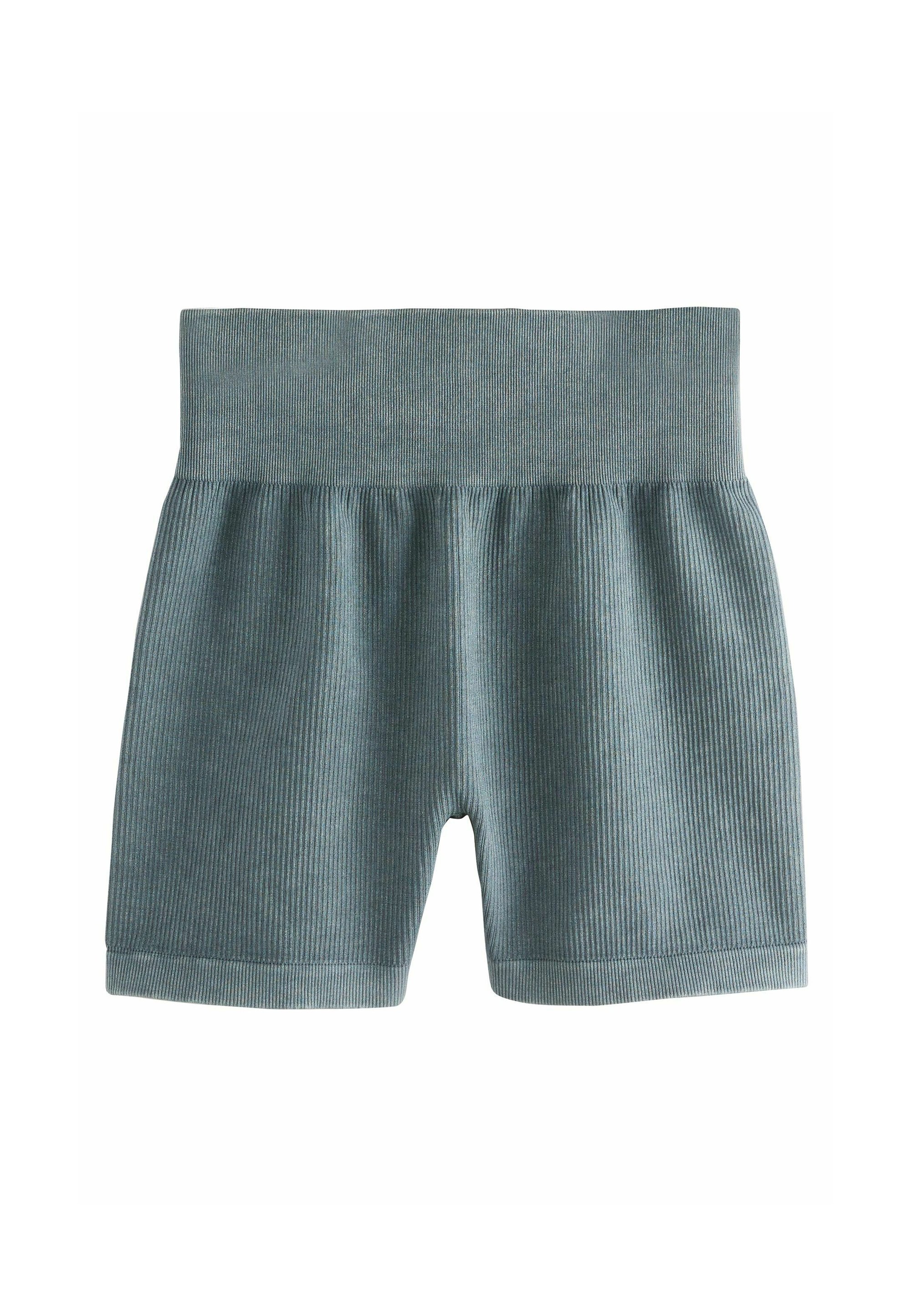 Next HIGH WAIST RIBBED CYCLING Shorts indigo blue/blue Zalando