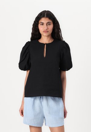 VMSANI FRONT KEYHOLE - Bluza - black