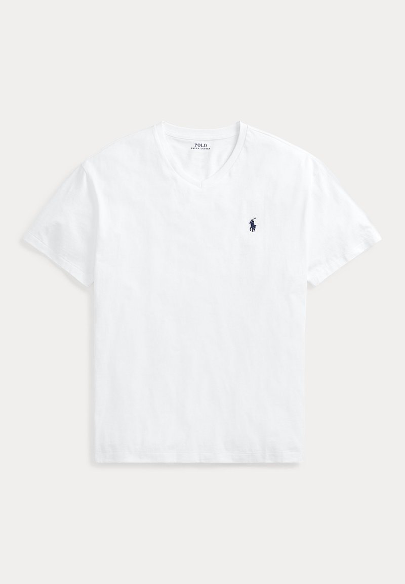 PLUMZJOY Men's Classic Fit V-Neck T-Shirt - 100% Cotton, Soft Short Sleeve Tee For Casual Wear