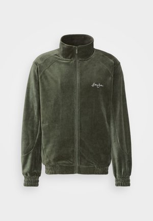 Sean John, SCRIPT LOGO ESSENTIAL TRACKJACKET - Giacca sportiva - olive