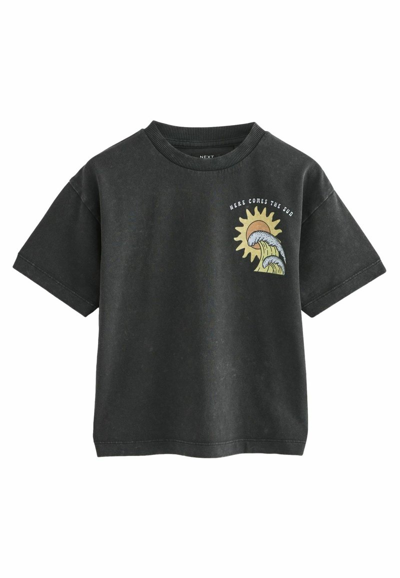 Next BACK SHORT SLEEVE - Triko s potiskem - grey