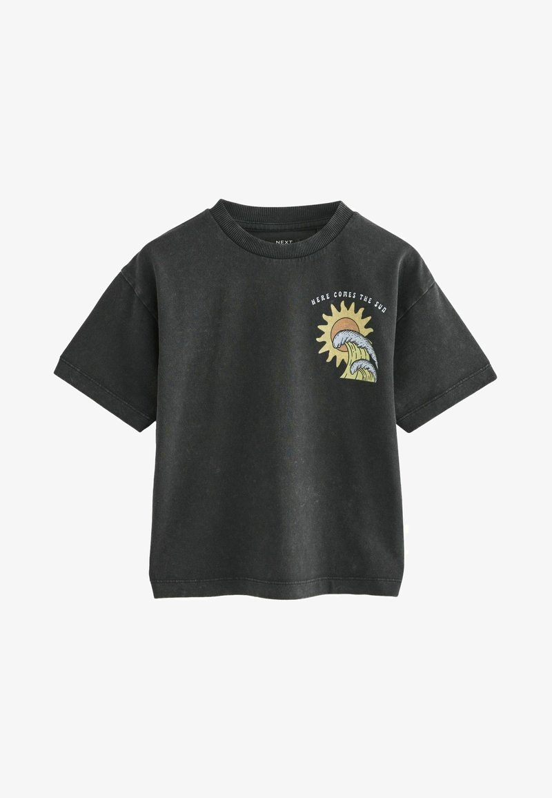 Next BACK SHORT SLEEVE - Nyomott mintás póló - grey