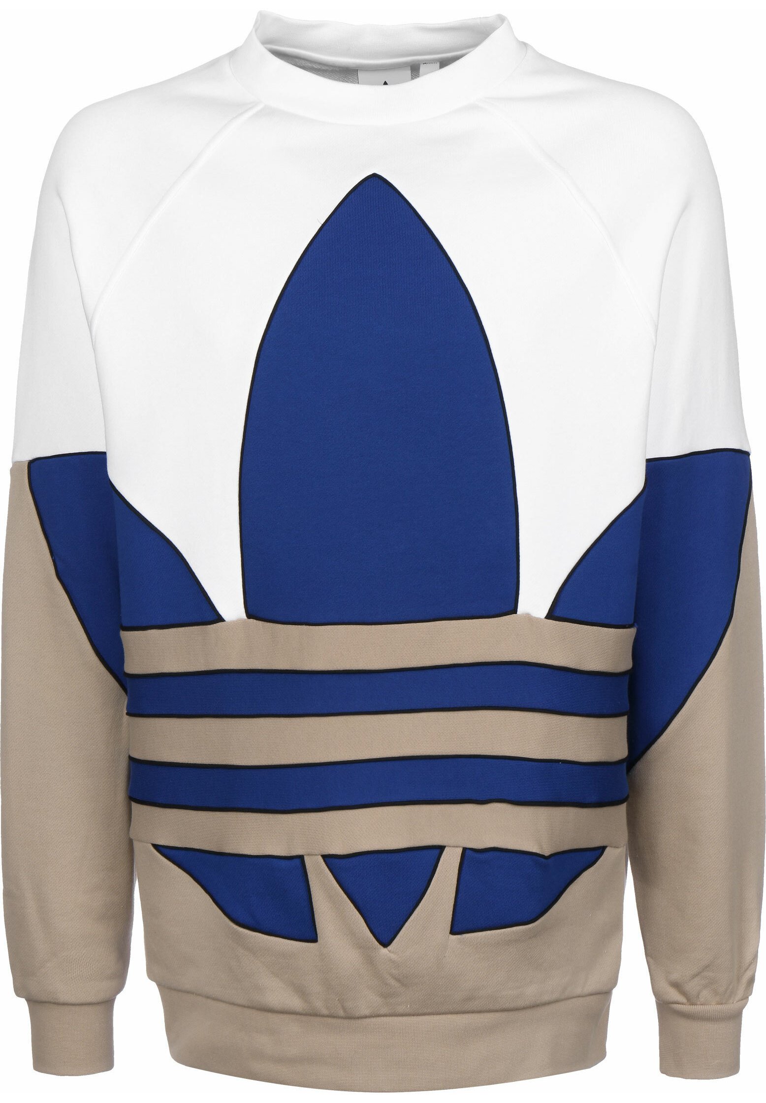 adidas Originals TREFOIL Sweatshirt white Zalando.at Adidas Originals trefoil Block It Out Crew Neck Sweatshirt