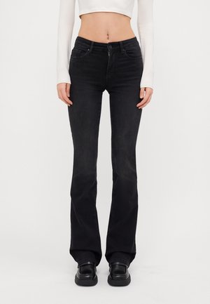 ONLANN MID  - Flared Jeans - washed black