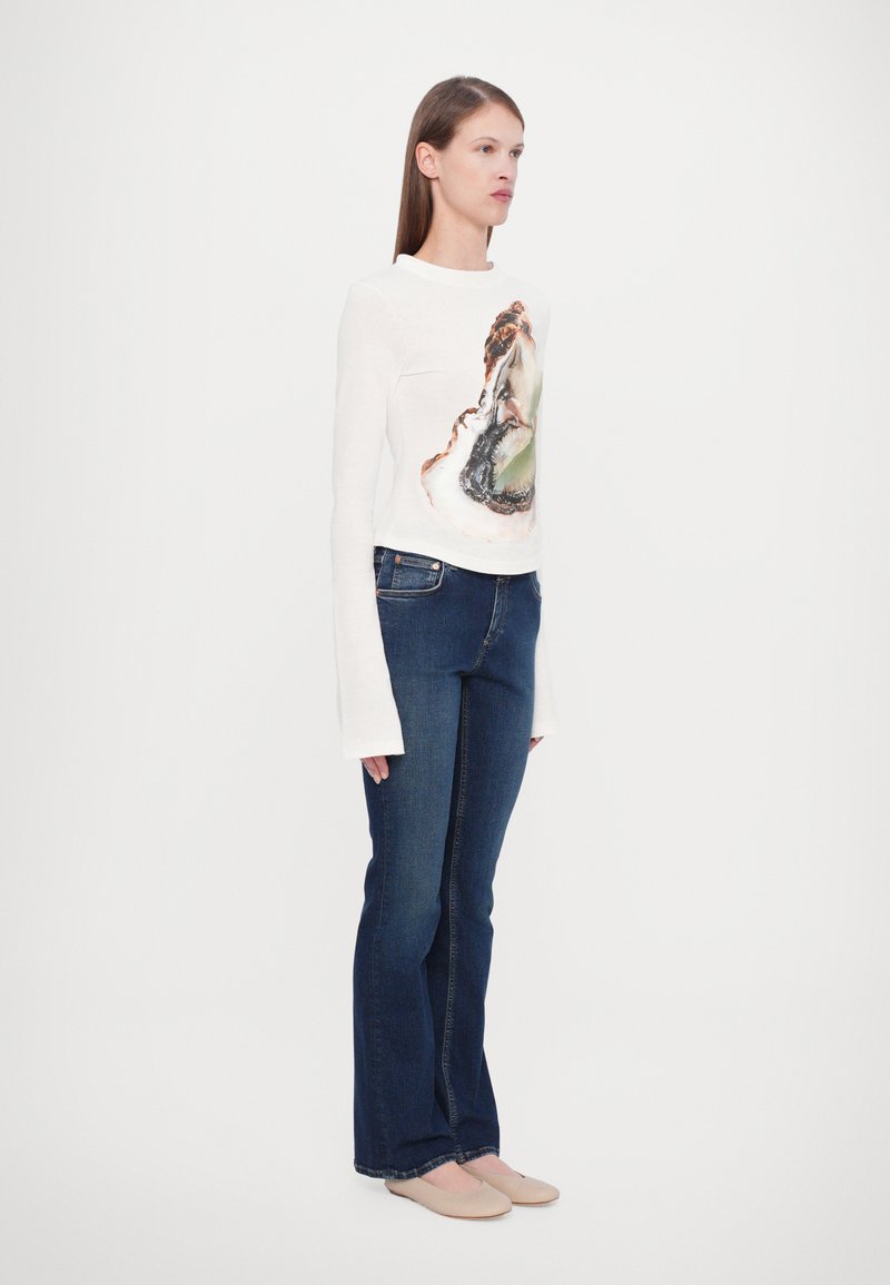 A.W.A.K.E. MODE OYSTER GRAPHIC LONG SLEEVE TEE - T-shirt à manches longues - off white