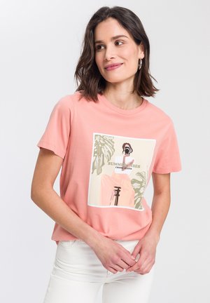 Cross Jeans T-shirt z nadrukiem