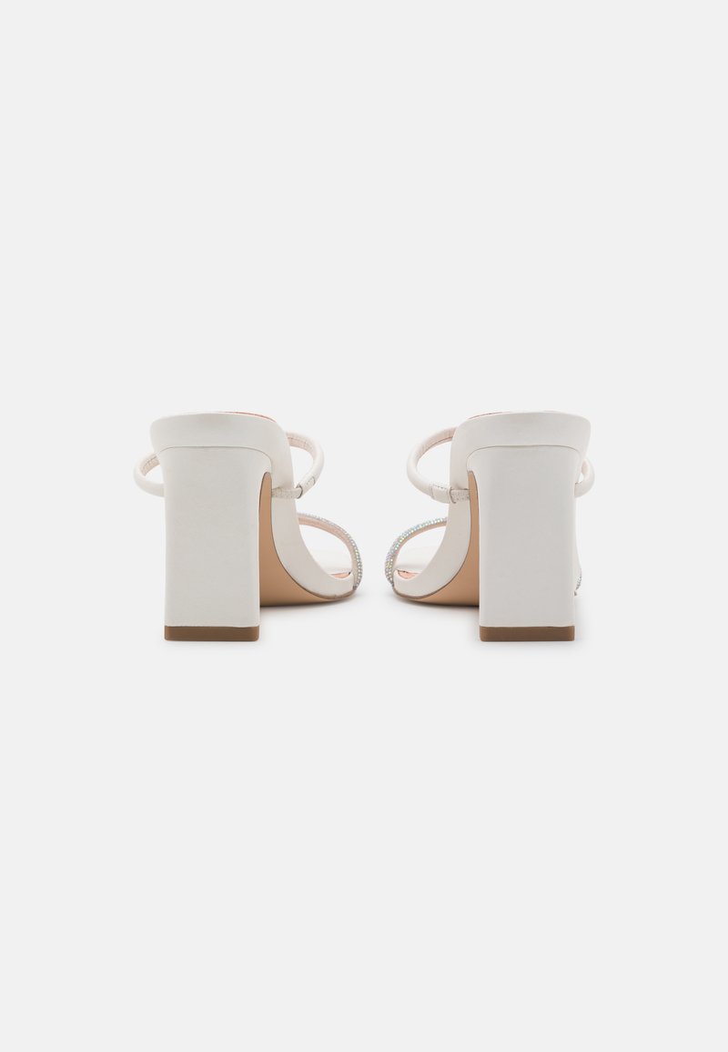 Damen Flache Pantoletten | Tamaris Pantolette hoch white crystal/weiß - ZN63703 Damen Flache Pantoletten | Tamaris Pantolette hoch white crystal/weiß - ZN63703