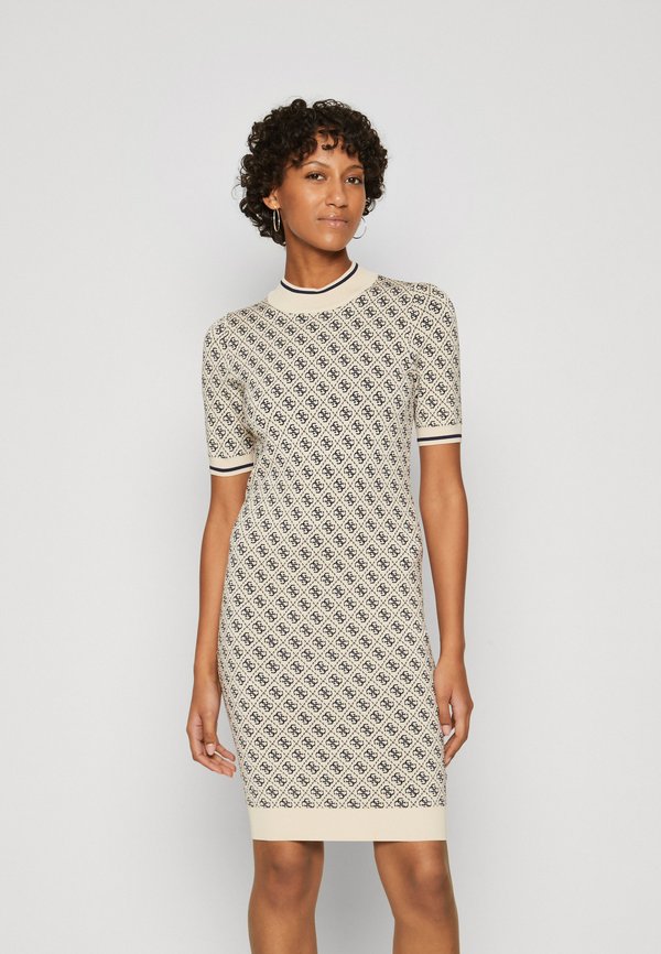 LISE LOGO - Jumper dress - oyster