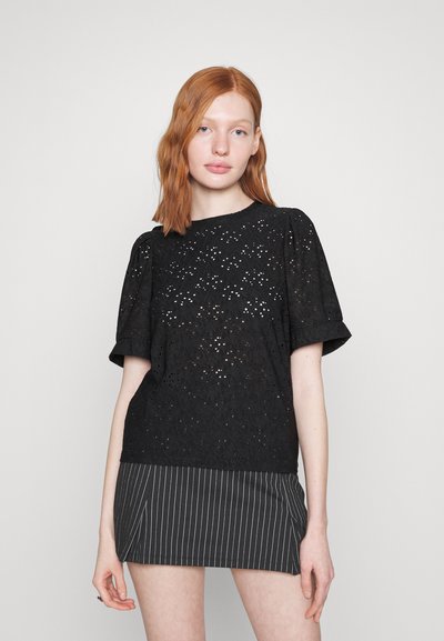 Object Objannie Rib S/S Top Noos Camiseta Para Mujer
