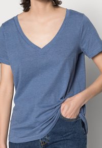 Anna Field T-shirt - bas - mottled dark blue