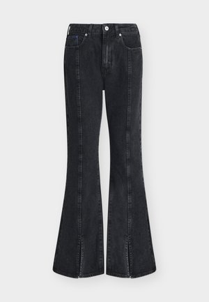 Karl Lagerfeld Jeans, FLARE - Τζιν καμπάνα - minimal washed black