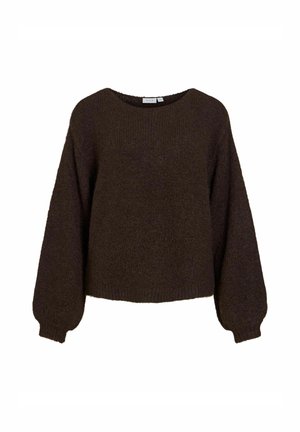 VILA, VIMARLEY  - Pullover - coffee bean