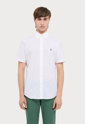 CUSTOM FIT STRETCH POPLIN SHIRT - Chemise - white