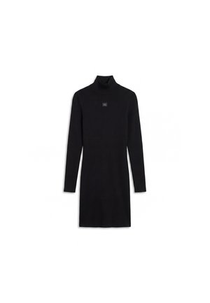 Calvin Klein Jeans, LABEL MINIDRESS - Robe pull - black