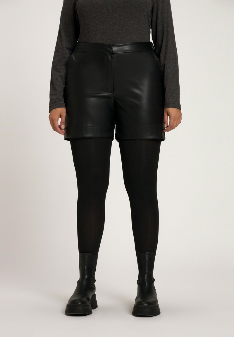 Ulla Popken TAILLE CONFORTABLE - Shorts - black