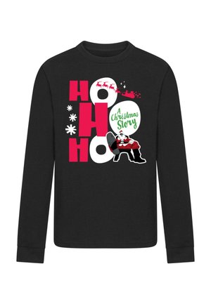 Top s dlhým rukávom - black