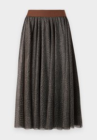 FRIDI - Plisirana suknja - open brown