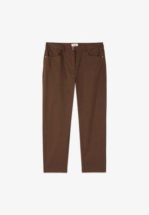 Oltre, PANTALONI CAPRI - Stoffhose - marrone