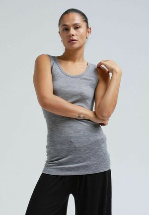 ISA Merino - Top - grey melange